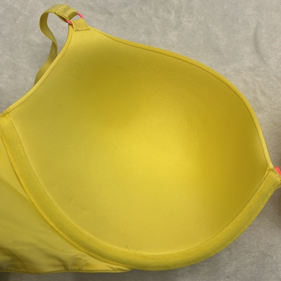 VS push up full coverage daffodil yellow bra - Picture 4 of 8